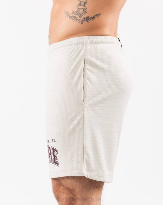 Ldb más malla corta 6" hombres Alphalete 08R8663 ropa concha de mar marrón