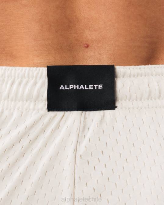 Ldb más malla corta 6" hombres Alphalete 08R8663 ropa concha de mar marrón