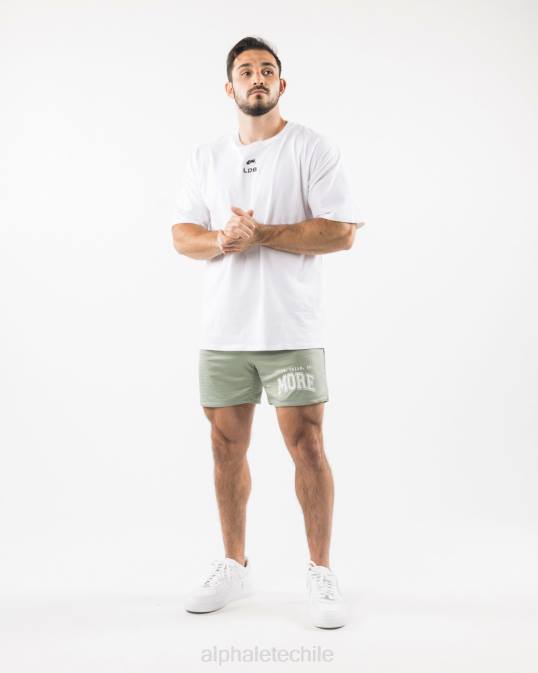 Ldb más malla corta 6" hombres Alphalete 08R8664 ropa verde salvia