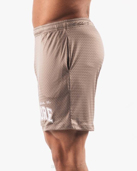 Ldb más malla corta 6" hombres Alphalete 08R8666 ropa marrón moca
