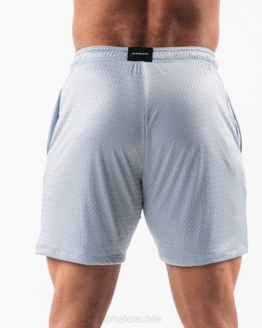 Ldb más malla corta 6" hombres Alphalete 08R8667 ropa niebla azul