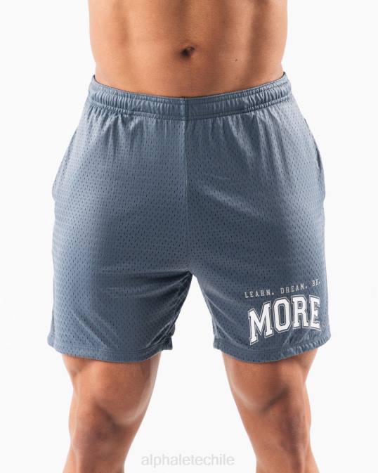 Ldb más malla corta 6" hombres Alphalete 08R8668 ropa ballena azul
