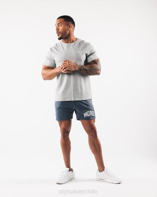 Ldb más malla corta 6" hombres Alphalete 08R8668 ropa ballena azul