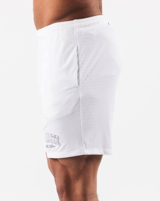 aa malla corta 6" hombres Alphalete 08R8671 ropa blanco