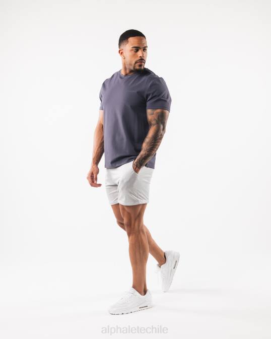 aa malla corta 6" hombres Alphalete 08R8672 ropa gris ostra