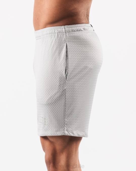 aa malla corta 6" hombres Alphalete 08R8672 ropa gris ostra