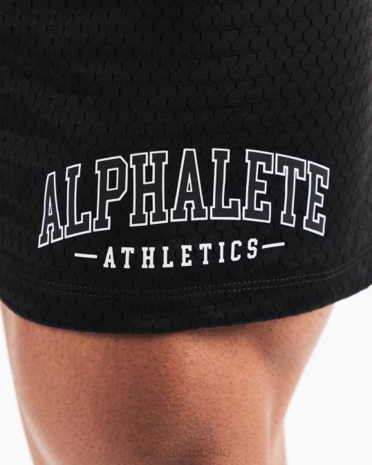 aa malla corta 6" hombres Alphalete 08R8673 ropa negro