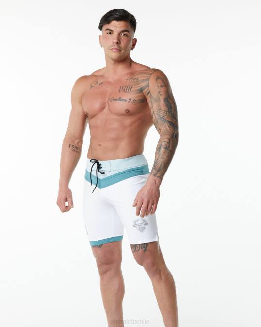 concurso tridente corto hombres Alphalete 08R8743 ropa blanco