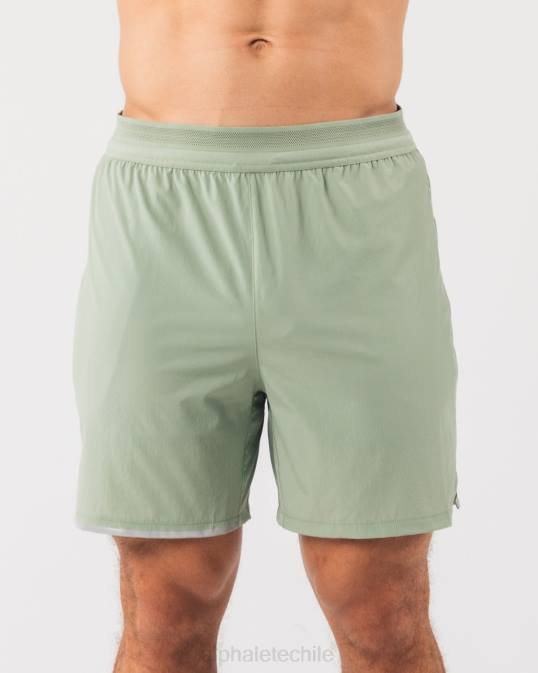 corto de estudio 6" hombres Alphalete 08R8679 ropa verde salvia