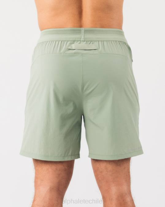 corto de estudio 6" hombres Alphalete 08R8679 ropa verde salvia