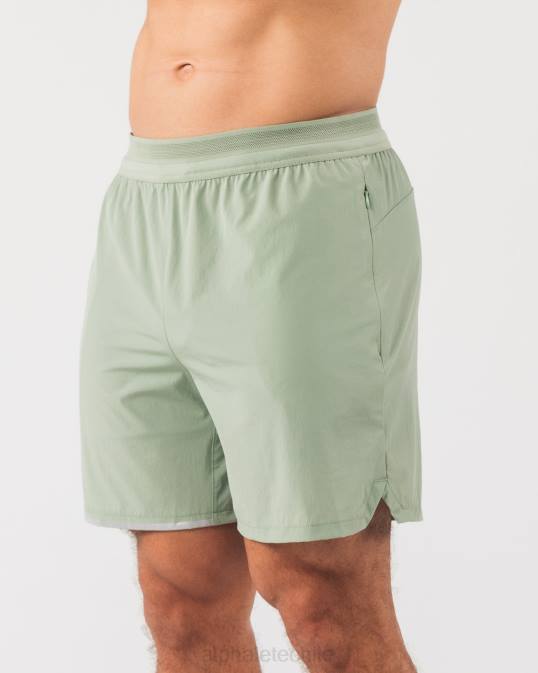 corto de estudio 6" hombres Alphalete 08R8679 ropa verde salvia