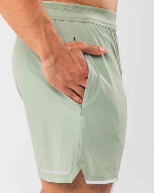 corto de estudio 6" hombres Alphalete 08R8679 ropa verde salvia