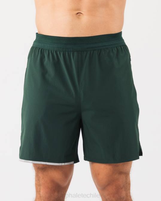 corto de estudio 6" hombres Alphalete 08R8680 ropa verde perenne