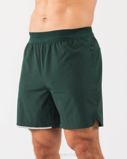 corto de estudio 6" hombres Alphalete 08R8680 ropa verde perenne