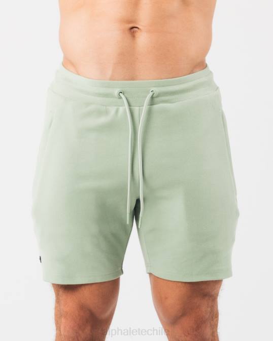 identidad corta 6" hombres Alphalete 08R8675 ropa verde salvia