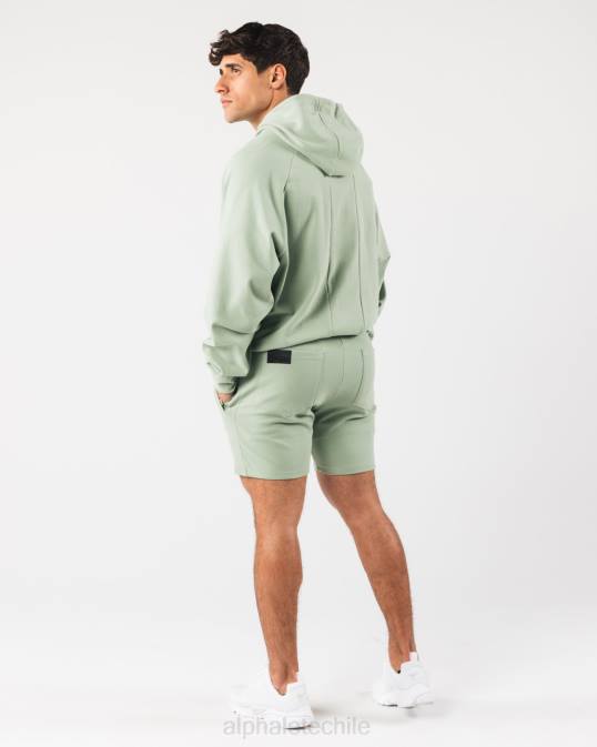 identidad corta 6" hombres Alphalete 08R8675 ropa verde salvia