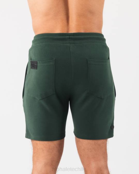 identidad corta 6" hombres Alphalete 08R8676 ropa verde perenne
