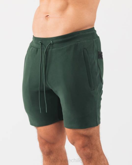identidad corta 6" hombres Alphalete 08R8676 ropa verde perenne