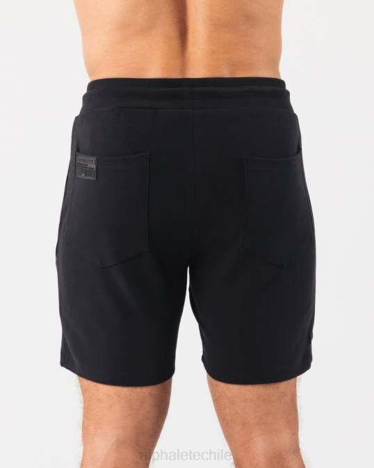 identidad corta 6" hombres Alphalete 08R8678 ropa negro