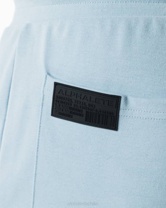identidad corta 6" hombres Alphalete 08R8695 ropa azul apagado