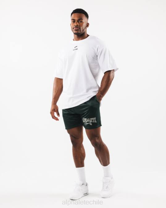 malla cabeza de lobo corta 6" hombres Alphalete 08R8660 ropa hojas perennes