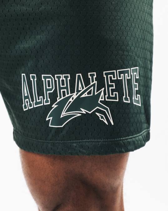 malla cabeza de lobo corta 6" hombres Alphalete 08R8660 ropa hojas perennes