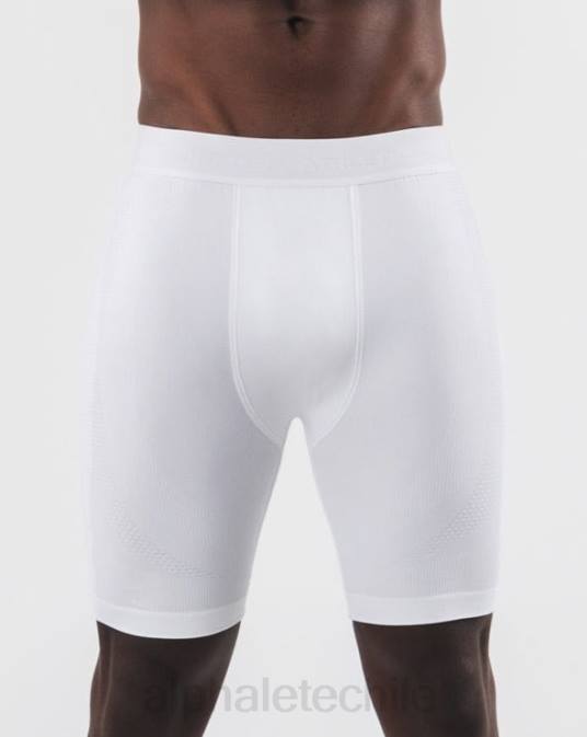 reforma compresion corta hombres Alphalete 08R8652 ropa blanco