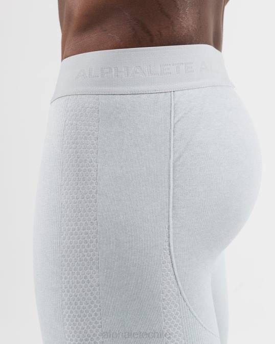 reforma compresion corta hombres Alphalete 08R8653 ropa gris