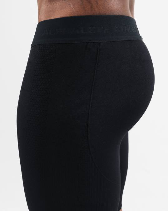 reforma compresion corta hombres Alphalete 08R8654 ropa negro