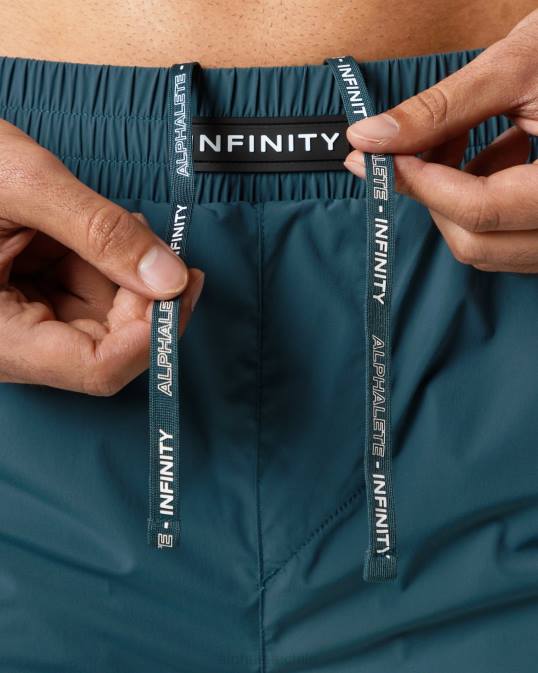 velocidad infinita corta 5.5" hombres Alphalete 08R8689 ropa océano azul
