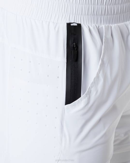 velocidad infinita corta 5.5" hombres Alphalete 08R8702 ropa blanco