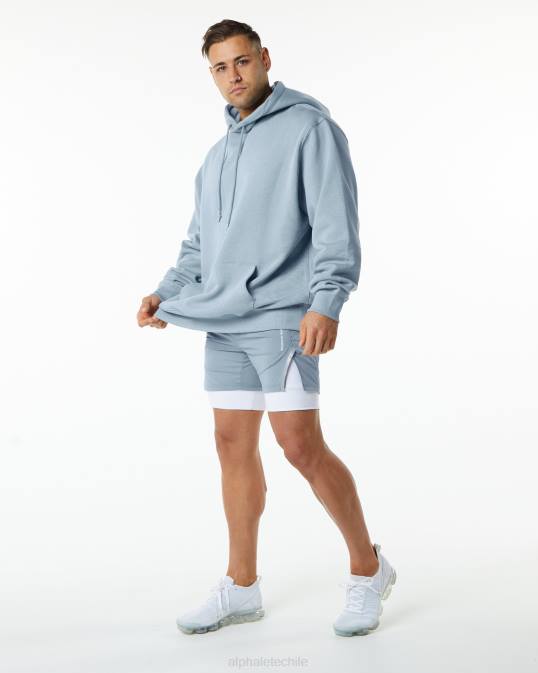 velocidad infinita corta 5.5" hombres Alphalete 08R8703 ropa niebla azul
