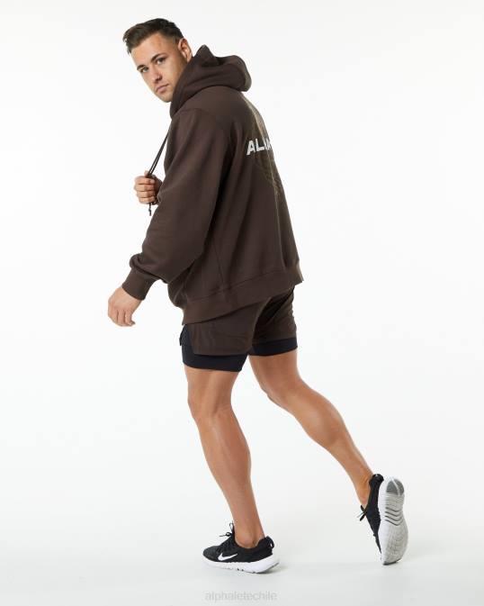 velocidad infinita corta 5.5" hombres Alphalete 08R8706 ropa dulce de azúcar marrón