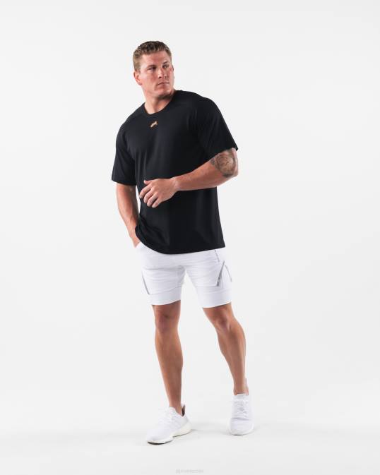 camiseta airtech con cabeza de lobo hombres Alphalete 08R8523 ropa negro