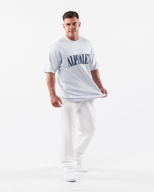 camiseta de la república hombres Alphalete 08R8495 ropa azul halógeno