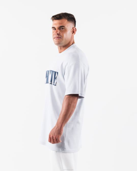 camiseta de la república hombres Alphalete 08R8495 ropa azul halógeno