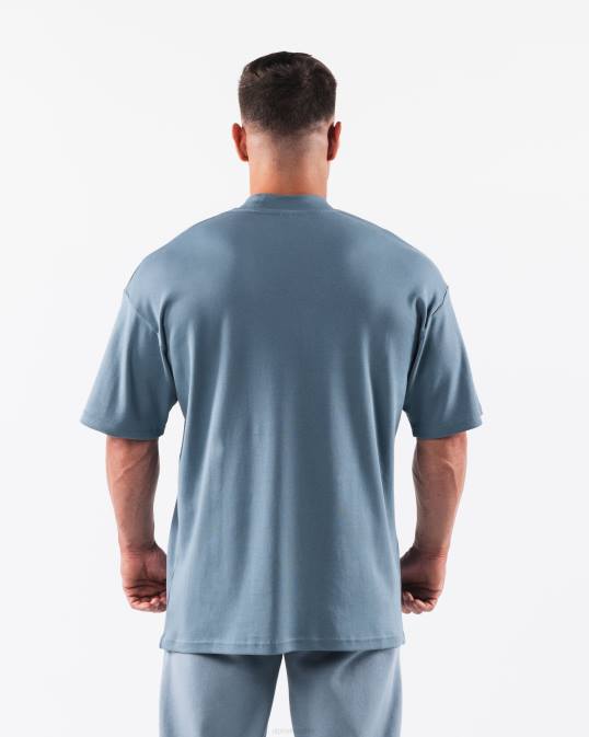 camiseta de la república hombres Alphalete 08R8498 ropa azul azul