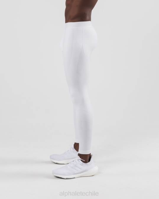 legging de compresión reforma hombres Alphalete 08R8746 ropa blanco