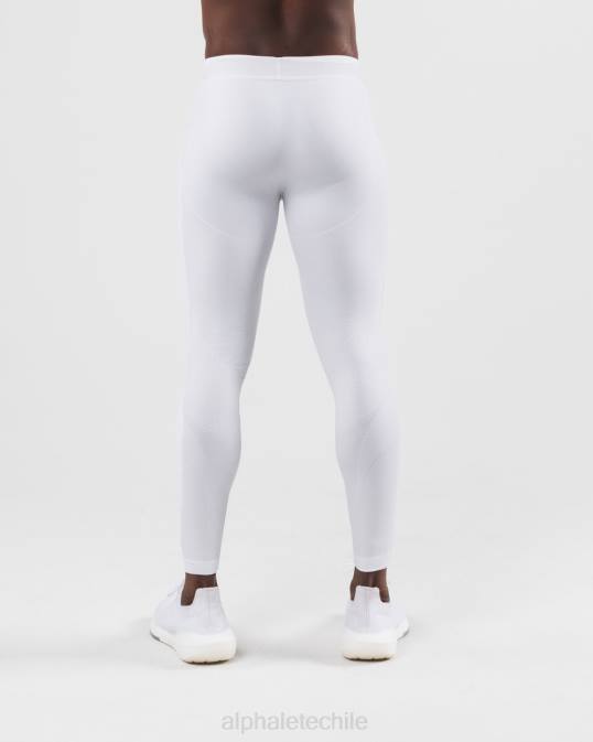 legging de compresión reforma hombres Alphalete 08R8746 ropa blanco
