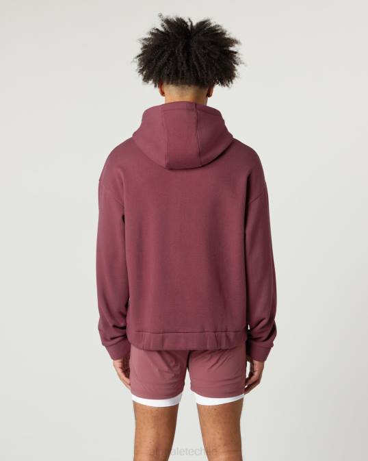 chaqueta clásica con cierre completo hombres Alphalete 08R8634 ropa otoño rojo