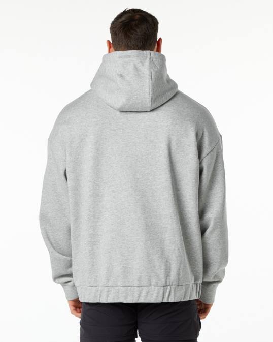 chaqueta clásica con cierre completo hombres Alphalete 08R8642 ropa cuero gris