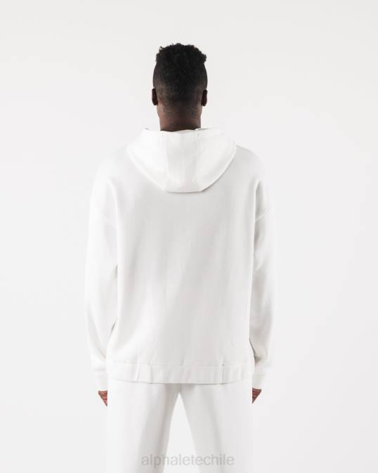 chaqueta origin con cierre completo hombres Alphalete 08R8608 ropa blanco