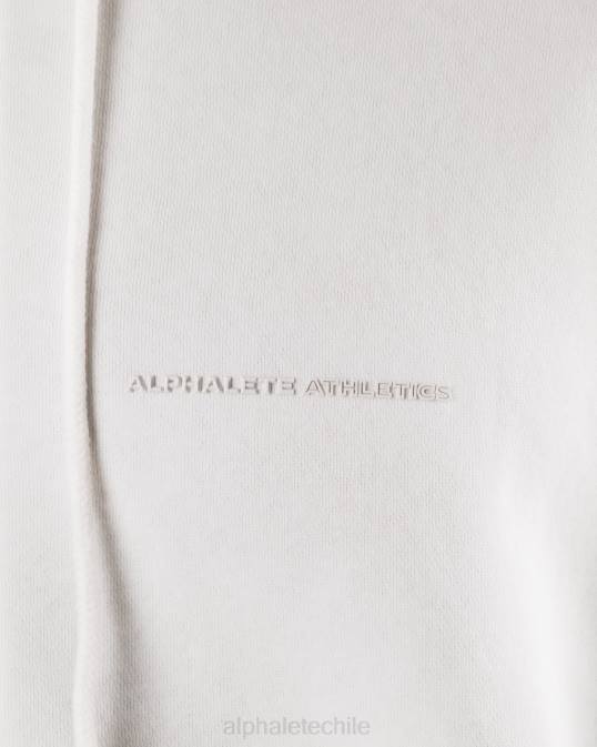 chaqueta origin con cierre completo hombres Alphalete 08R8608 ropa blanco