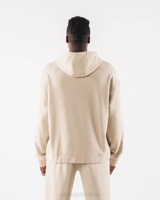 chaqueta origin con cierre completo hombres Alphalete 08R8610 ropa marrón sal marina