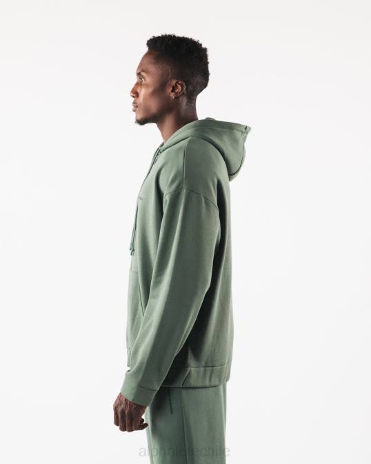 chaqueta origin con cierre completo hombres Alphalete 08R8613 ropa verde sereno