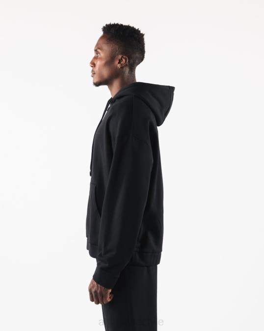 chaqueta origin con cierre completo hombres Alphalete 08R8615 ropa negro
