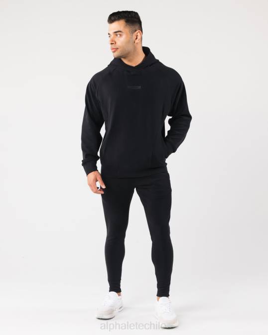 sudadera con capucha de identidad pro hombres Alphalete 08R8625 ropa negro