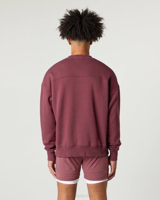 tripulación clásica hombres Alphalete 08R8629 ropa otoño rojo