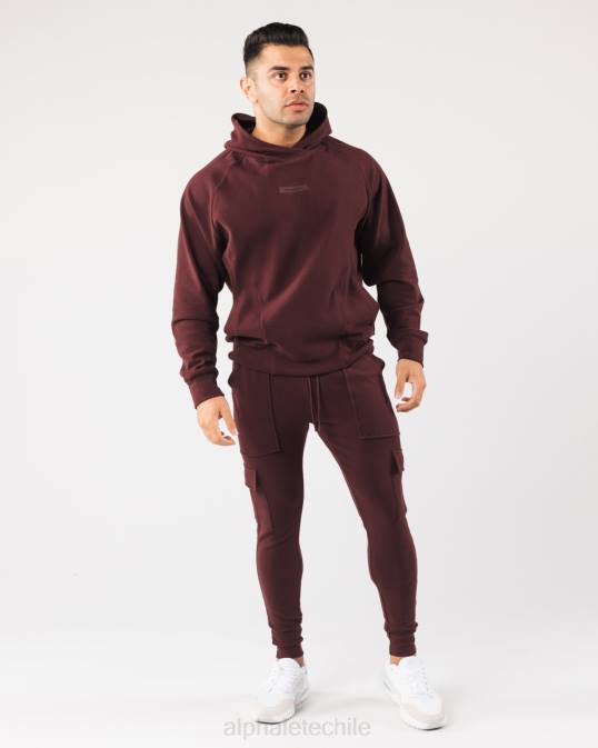 carga de identidad hombres Alphalete 08R8731 ropa sangría roja