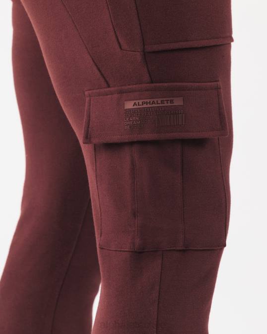 carga de identidad hombres Alphalete 08R8731 ropa sangría roja